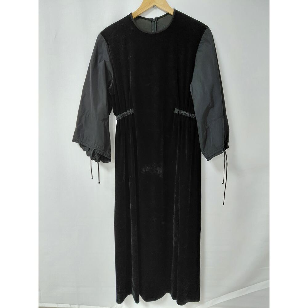 Lebkoff Designs Black Long Dress 3/4 Sleeve Women see measurements